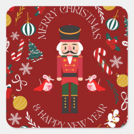 Adesivo Quadrado Nutcracker
