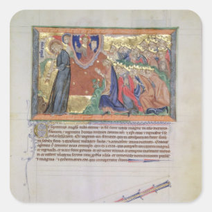 Adesivo Quadrado O 7o anjo que funde sua trombeta