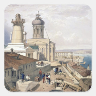 Adesivo Quadrado O Admiralty, Sebastopol, placa 'de Seat de