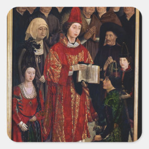 Adesivo Quadrado O Altarpiece de St. Vincent