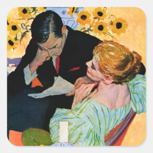 Adesivo Quadrado O amor morre lentamente