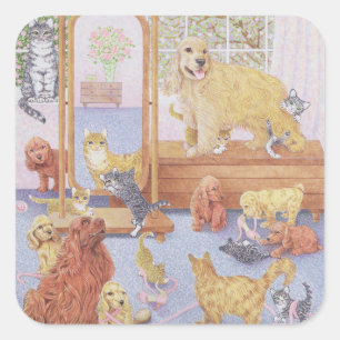 Adesivo Quadrado O amor não sabe nenhum limite