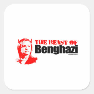 Adesivo Quadrado O animal de Benghazi