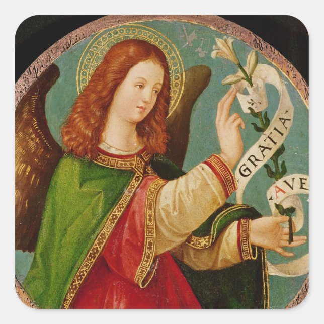 Adesivo Quadrado O Anjo da Anunciação (Frente)