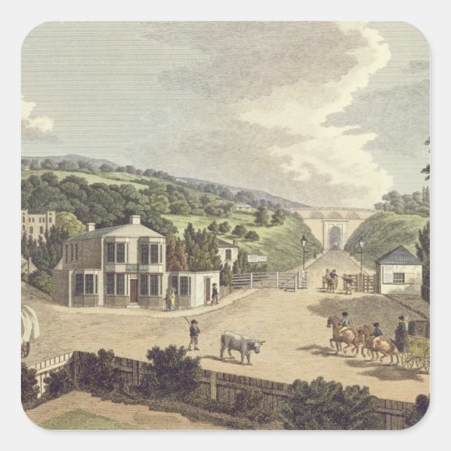 Adesivo Quadrado O Arqueiro Highgate (Frente)