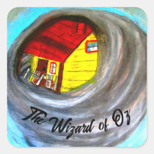 ADESIVO QUADRADO O ASSISTENTE DE OZ O TWISTER