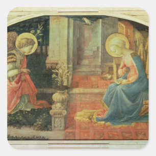 Adesivo Quadrado O aviso, c.1450-3