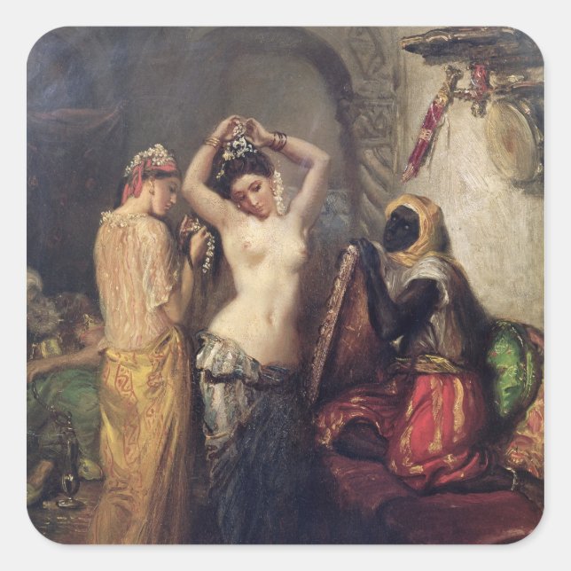 Adesivo Quadrado O Banheiro do Seraglio (Frente)