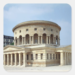 Adesivo Quadrado O Barriere de La Villette, 1784-87