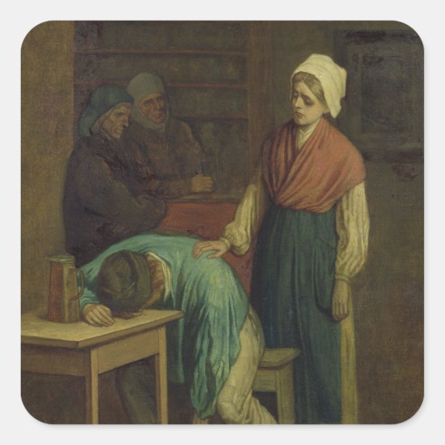 Adesivo Quadrado O Bêbado (Frente)