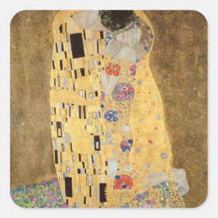 Adesivo Quadrado O beijo, 1907-08