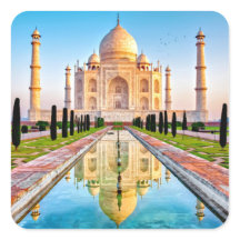 O Belo Marble Branco Taj Mahal da Índia