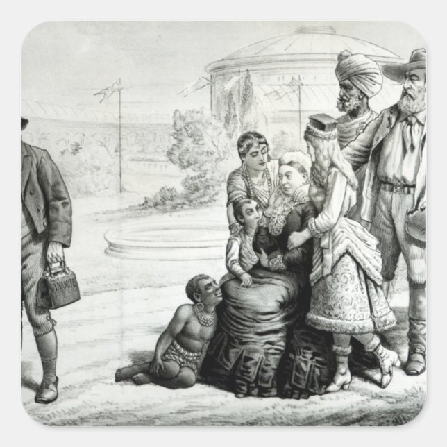 Adesivo Quadrado O bosque da Família (Frente)