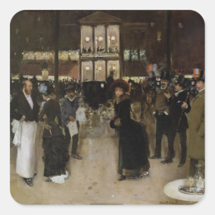 Adesivo Quadrado O bulevar na noite