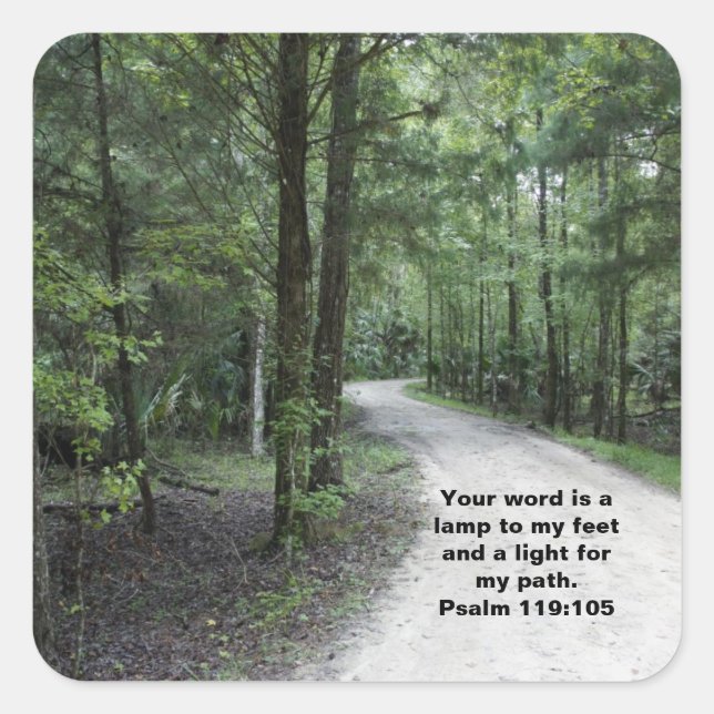 Adesivo Quadrado O caminho (Frente)