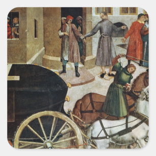 Adesivo Quadrado O carro fúnebre