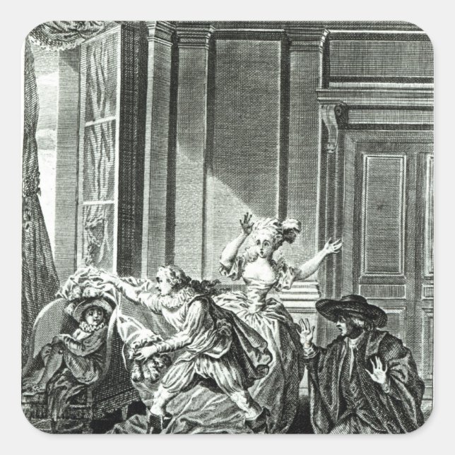 Adesivo Quadrado O Casamento de Figaro' (Frente)