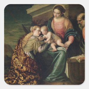 Adesivo Quadrado O Casamento Místico