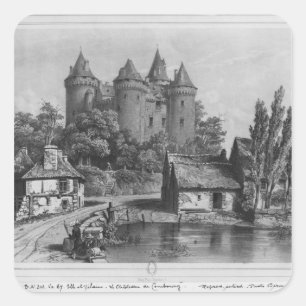 Adesivo Quadrado O castelo de Combourg