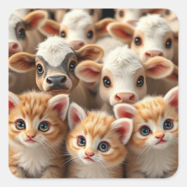 ADESIVO QUADRADO O "CAT"