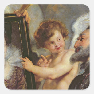 Adesivo Quadrado O ciclo de Medici: Recepção de Henri IV