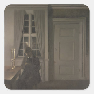 Adesivo Quadrado O coletor de Moeda, 1904