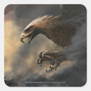 Adesivo Quadrado O conceito das águias-Excelentes