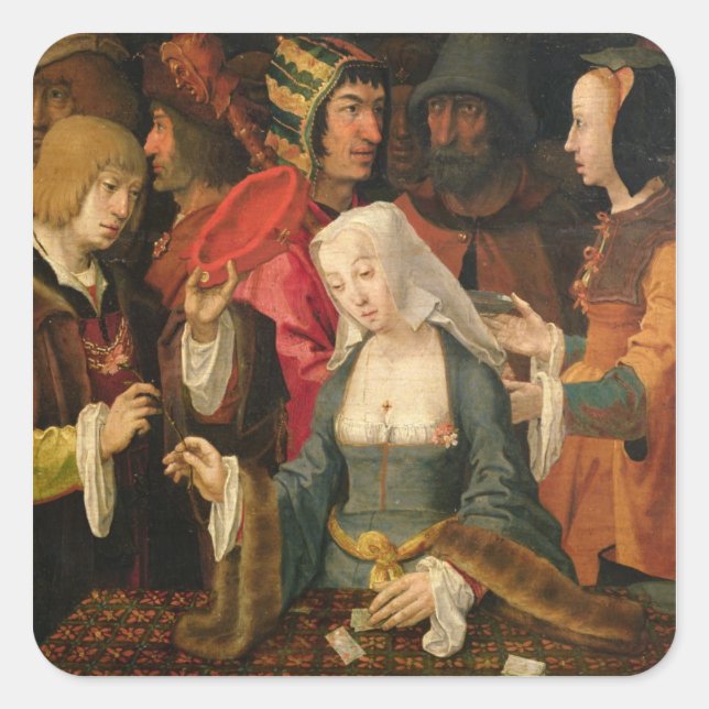 Adesivo Quadrado O Convidador da Fortuna (Frente)