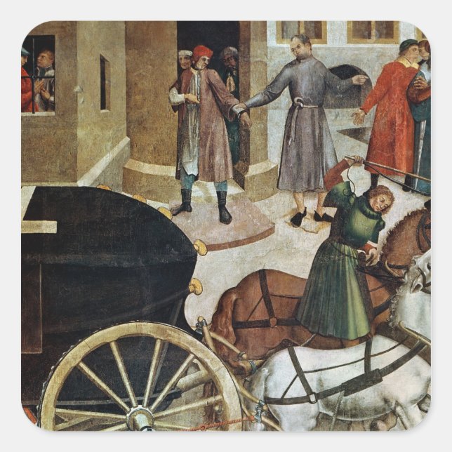 Adesivo Quadrado O Coração (Frente)