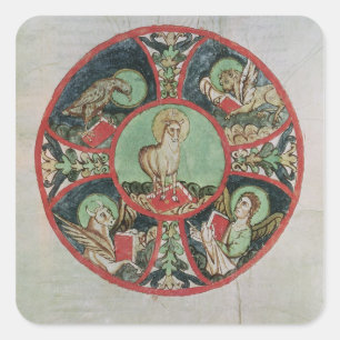 Adesivo Quadrado O cordeiro do deus