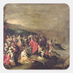 Adesivo Quadrado O cruzamento do Mar Vermelho