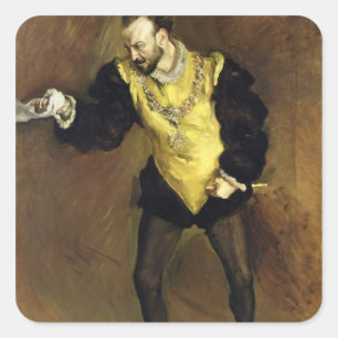 Adesivo Quadrado "O D'Andrade preto", 1903