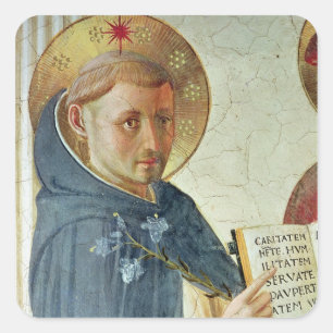 Adesivo Quadrado O delle Ombre de Madonna, detalhe de St Dominic