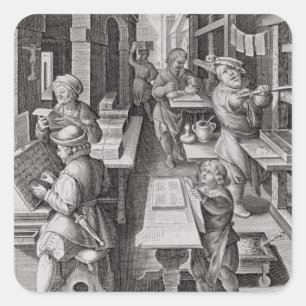 Adesivo Quadrado O desenvolvimento da impressão, chapeia 5 'da nov