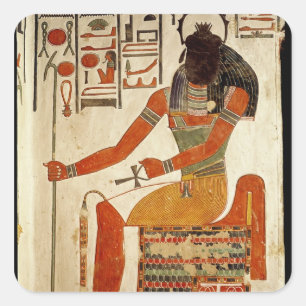 Adesivo Quadrado O deus, Khepri, do túmulo de Nefertari