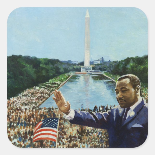 Adesivo Quadrado O Discurso Memorial 2001 (Frente)