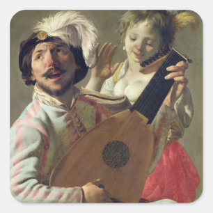 Adesivo Quadrado O dueto, 1628