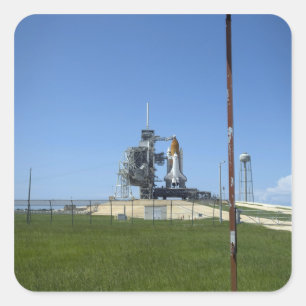Adesivo Quadrado O esforço do vaivém espacial é moldado por um
