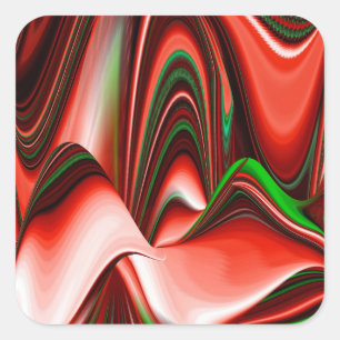 Adesivo Quadrado O espírito do Amor e da Esperança Abstrato 3D Ra