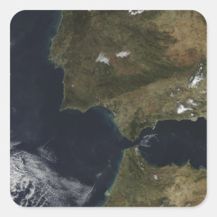 Adesivo Quadrado O estreito de Gibraltar