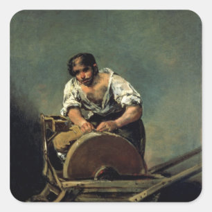 Adesivo Quadrado O Faca-Moedor, c.1808-12