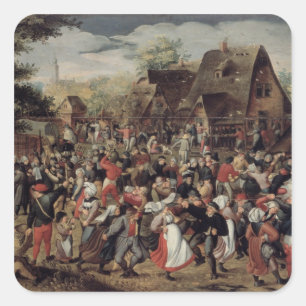 Adesivo Quadrado O festival da vila