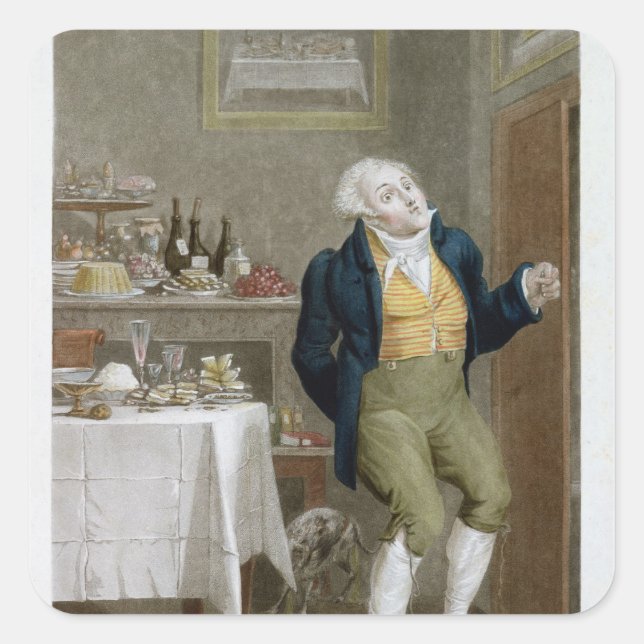 Adesivo Quadrado O Fim das Gastronomias (Frente)