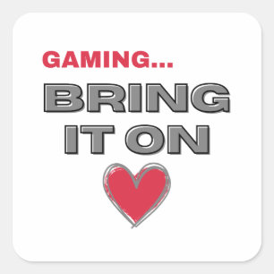 Adesivo Quadrado O Gamer 