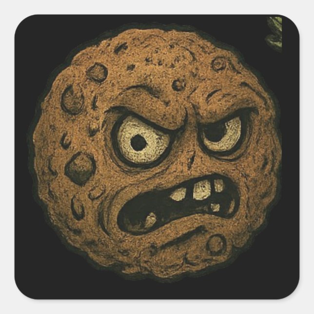 Adesivo Quadrado O GrumpChuck de Lasanghetti (Frente)
