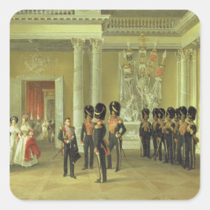 Adesivo Quadrado O Hall Heráldico no Palácio de inverno, Ruas