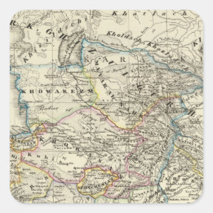 Adesivo Quadrado O império da califa no seu mais grande - do leste