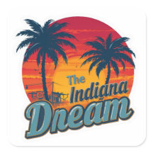 O Indiana Dream Retro Sunset Palmeiras