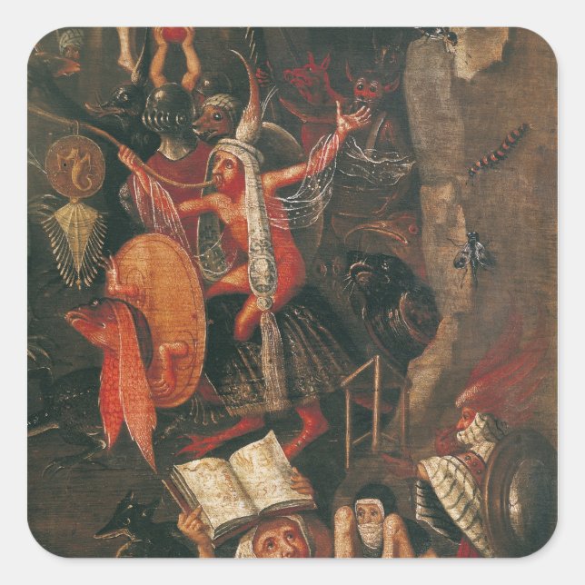 Adesivo Quadrado O Inferno (Frente)