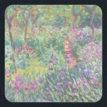 Adesivo Quadrado O Jardim do Artista em Giverny (1900) Claude Monet<br><div class="desc">Esses magníficos adesivos de arte para álbuns apresentam o belo Jardim do Artista em Giverny (1900), uma pintura Poste-impressionista de um jardim florescente. O Jardim do Artista em Giverny (1900) é uma das muitas pinturas criadas por Claude Monet durante os últimos trinta anos no seu jardim em Giverny. As irrisões...</div>